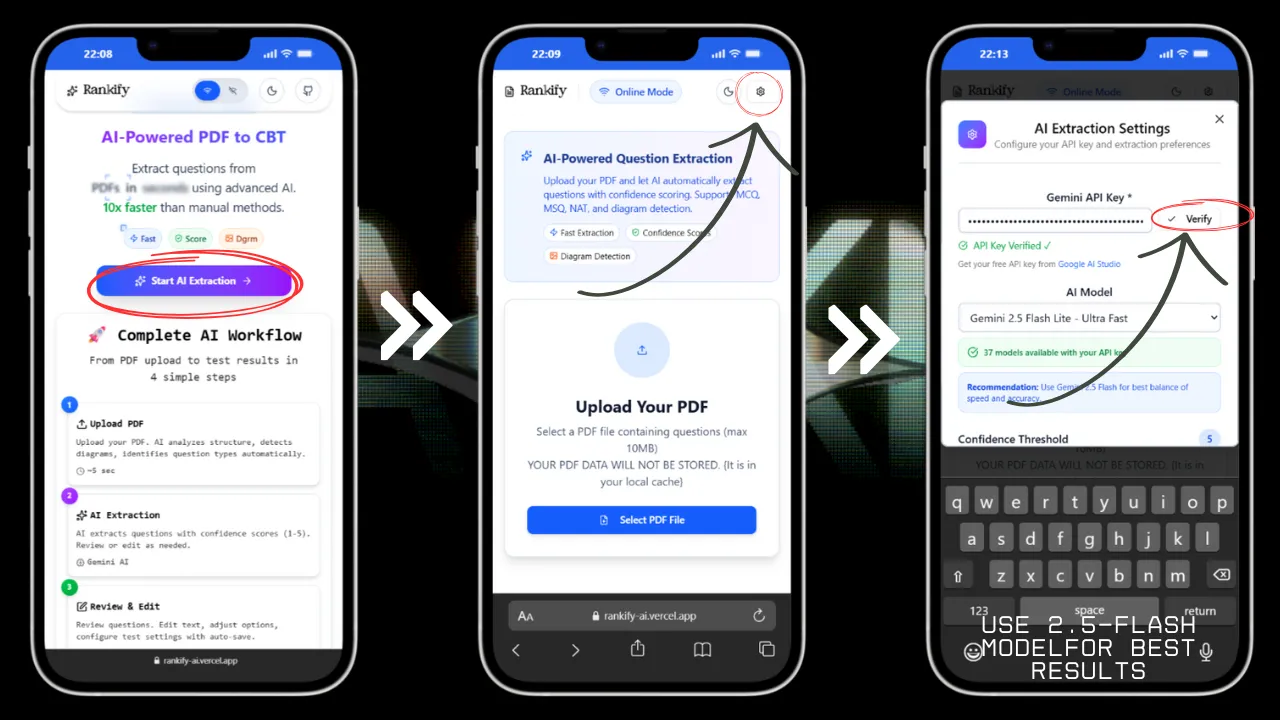 AI Extractor Configuration Panel Screenshot